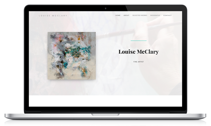 Louise mcClary website by Black Hen