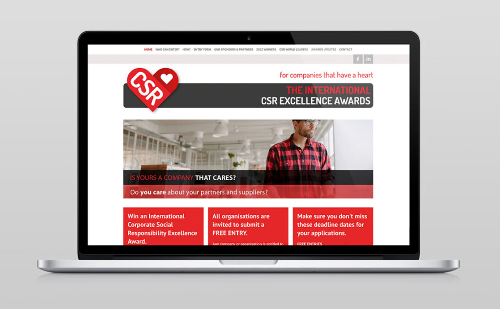 The International CSR Awards website